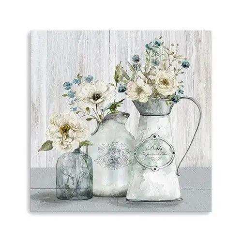 Rustic Flowers Unframed Print Wall Art - Homeroots - Flyclothing LLC