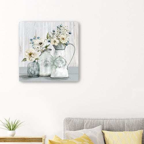 Rustic Flowers Unframed Print Wall Art - Homeroots - Flyclothing LLC