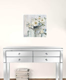 Rustic Grey Flowers Unframed Print Wall Art - Homeroots - Flyclothing LLC