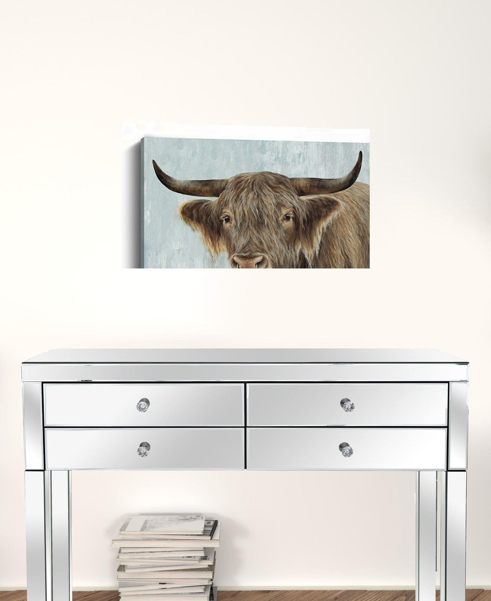 24" x 18" Bold No Bull Canvas Wall Art - Homeroots - Flyclothing LLC