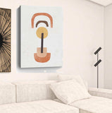 Abstract Shapes In Balance Unframed Print Wall Art - Homeroots - Flyclothing LLC
