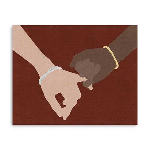 Small Friendship Promise Canvas Wall Art - Homeroots - Flyclothing LLC