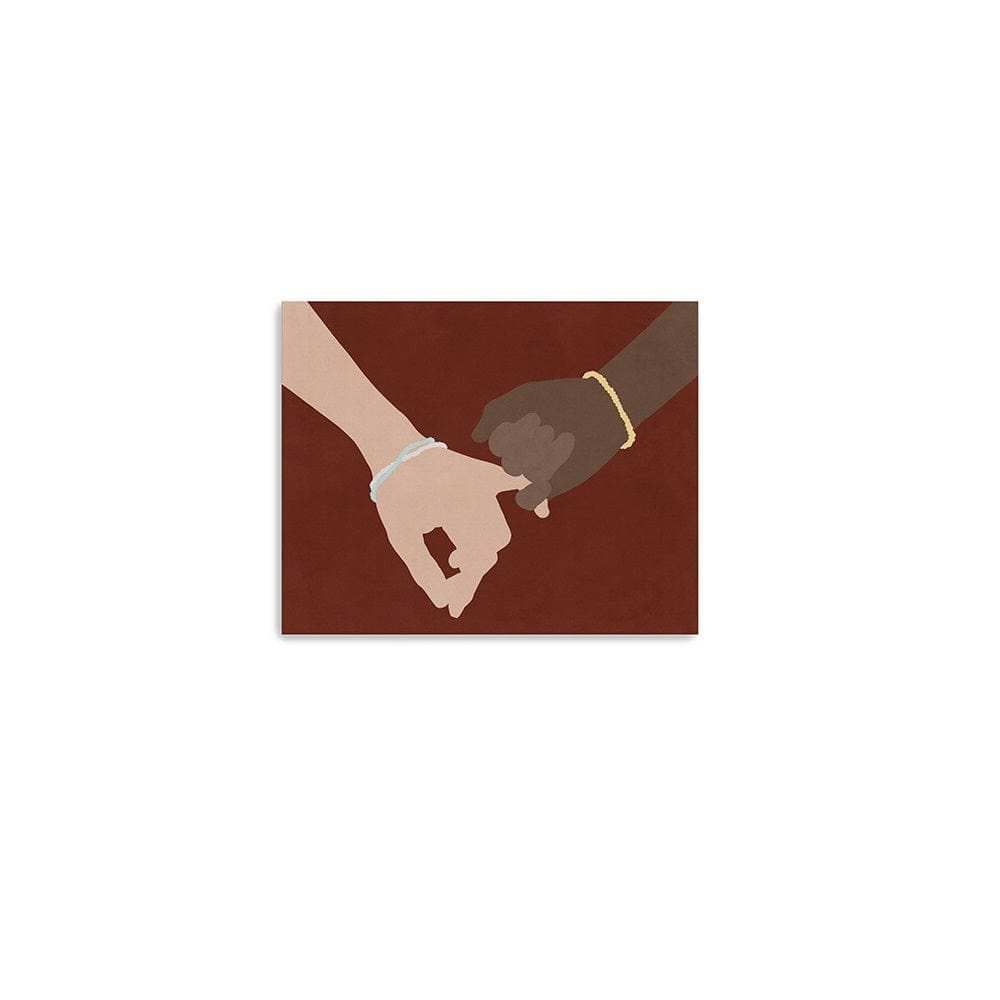 Small Friendship Promise Canvas Wall Art - Homeroots - Flyclothing LLC