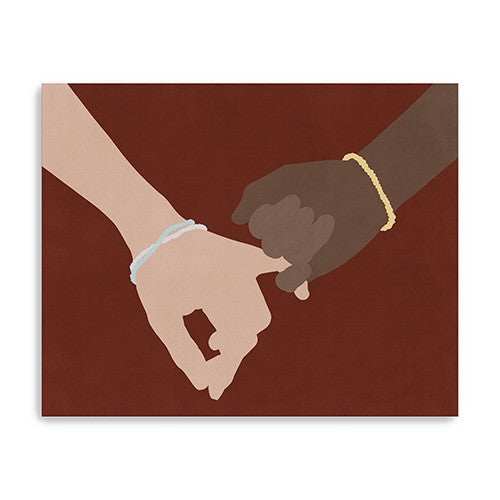 Large Friendship Promise Canvas Wall Art - Homeroots - Flyclothing LLC