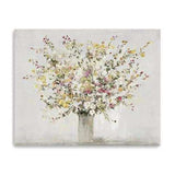 Small Colorful Wildflowers in a Vase Canvas Wall Art - Homeroots - Flyclothing LLC