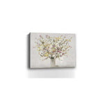 Small Colorful Wildflowers in a Vase Canvas Wall Art - Homeroots - Flyclothing LLC