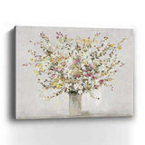 Large Colorful Wildflowers in a Vase Canvas Wall Art - Homeroots - Flyclothing LLC