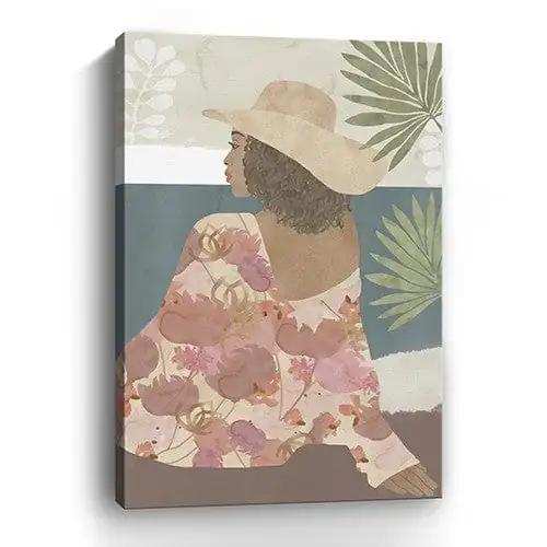 Bohemian Terracotta Lady Unframed Print Wall Art - Homeroots - Flyclothing LLC