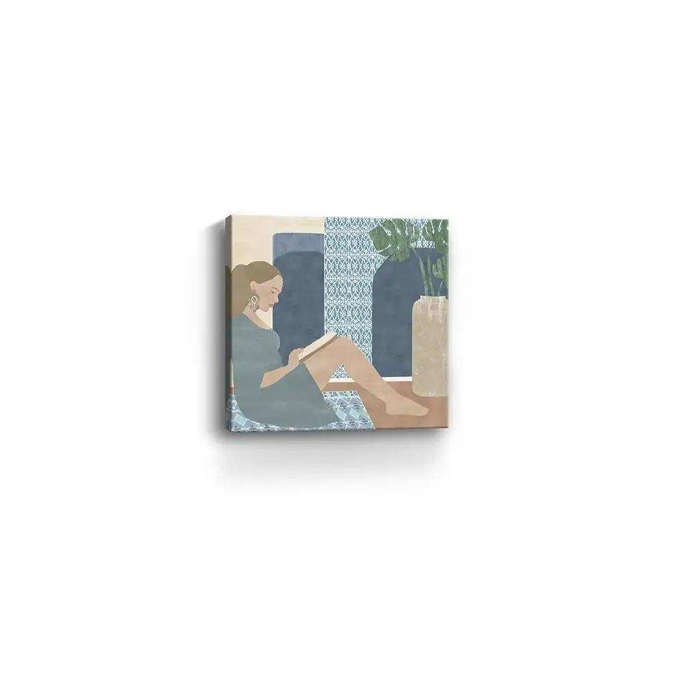 Bohemian Book Lady Unframed Print Wall Art - Homeroots - Flyclothing LLC