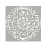 Boho White Mandala Unframed Print Wall Art - Homeroots - Flyclothing LLC