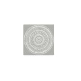 Boho White Mandala Unframed Print Wall Art - Homeroots - Flyclothing LLC