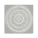 Boho White Mandala Unframed Print Wall Art - Homeroots - Flyclothing LLC