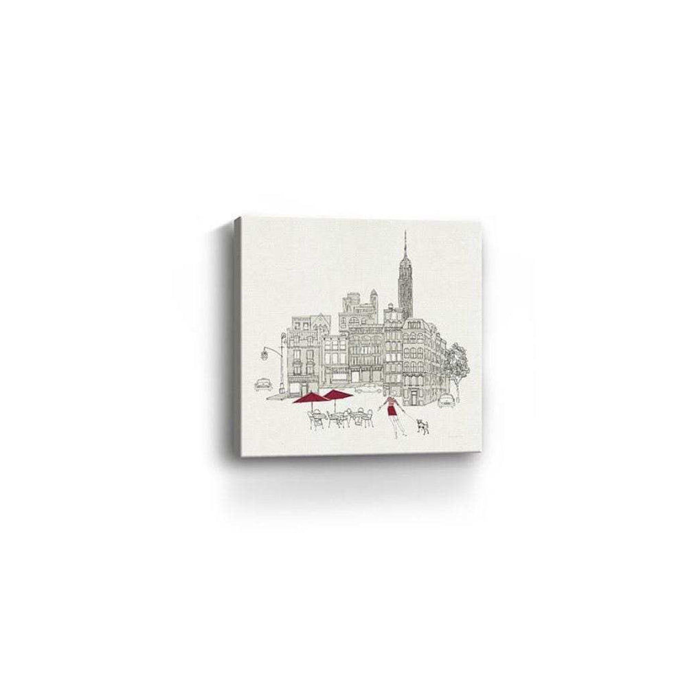 Nyc Cafline Work Unframed Print Wall Art - Homeroots - Flyclothing LLC