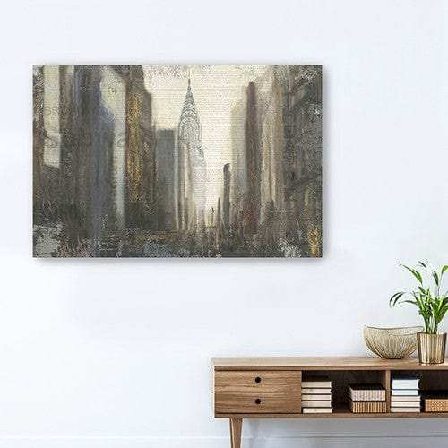 Nyc Urban Street Scene Unframed Print Wall Art - Homeroots - Flyclothing LLC