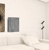 24" x 16" Gray and White Aerial New York Map Canvas Wall Art - Homeroots - Flyclothing LLC