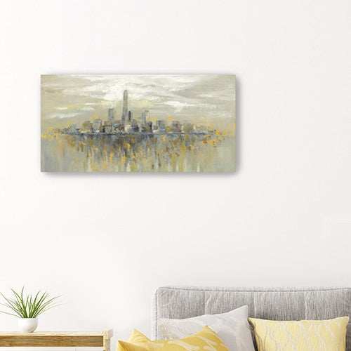 Artistic Manhattan City Skyline Unframed Print Wall Art - Homeroots - Flyclothing LLC