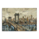 Vintage Inspired Nyc City Skyline Unframed Print Wall Art - Homeroots - Flyclothing LLC