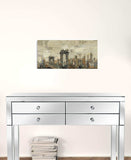 Vintage Inspired Nyc City Skyline Unframed Print Wall Art - Homeroots - Flyclothing LLC