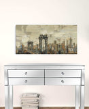 Vintage Inspired Nyc City Skyline Unframed Print Wall Art - Homeroots - Flyclothing LLC