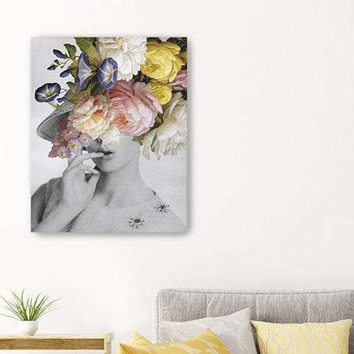 Glamorous Garden Party Dress Up Unframed Print Wall Art - Homeroots - Flyclothing LLC