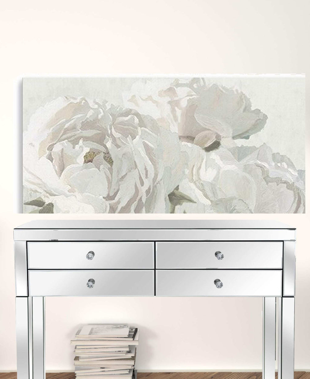 Neutral Flowers In Bloom Unframed Print Wall Art - Homeroots - Flyclothing LLC