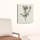 Singular Red Blossom Branch Unframed Print Wall Art - Homeroots - Flyclothing LLC