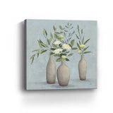 Bohemian Flowers In Ceramic Vases Unframed Print Wall Art - Homeroots - Flyclothing LLC