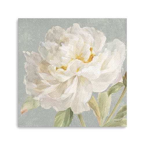 Angelic White Peony Flower Unframed Print Wall Art - Homeroots - Flyclothing LLC