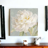 Angelic White Peony Flower Unframed Print Wall Art - Homeroots - Flyclothing LLC