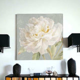 Angelic White Peony Flower Unframed Print Wall Art - Homeroots - Flyclothing LLC