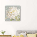 Angelic White Peony Flower Unframed Print Wall Art - Homeroots - Flyclothing LLC