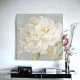Angelic White Peony Flower Unframed Print Wall Art - Homeroots - Flyclothing LLC