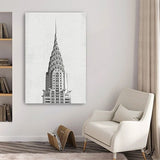 24" x 16" Vintage NYC Canvas Wall Art - Homeroots - Flyclothing LLC