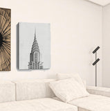 36" x 24" Vintage NYC Canvas Wall Art - Homeroots - Flyclothing LLC