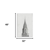 48" x 32" Vintage NYC Canvas Wall Art - Homeroots - Flyclothing LLC