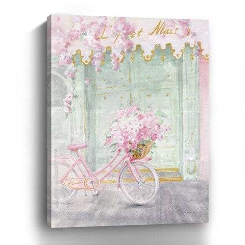 Pretty Pastel Pink Paris Unframed Print Wall Art - Homeroots - Flyclothing LLC
