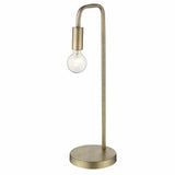 26" Brass Metal Table Lamp - Homeroots - Flyclothing LLC