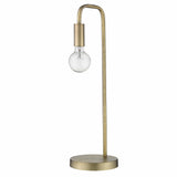 26" Brass Metal Table Lamp - Homeroots - Flyclothing LLC