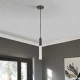 Bronze Pendant Hanging Light with Frosted Glass Shade - Homeroots - Flyclothing LLC
