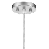 Acrylic and Steel Shade Hanging Globe Light - Homeroots - Flyclothing LLC