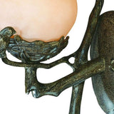 Vintage Black and Gold Bird Detail Lantern Wall Light - Homeroots - Flyclothing LLC