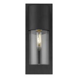 Contemporary Matte Black and Glass Wall Light - Homeroots - Flyclothing LLC