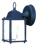 Matte Black Hanging Waterfall Glass Lantern Wall Light - Homeroots - Flyclothing LLC