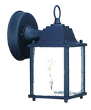 Matte Black Hanging Waterfall Glass Lantern Wall Light - Homeroots - Flyclothing LLC