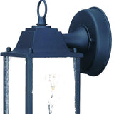 Matte Black Hanging Waterfall Glass Lantern Wall Light - Homeroots - Flyclothing LLC