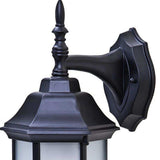 Matte Black Frosted Glass Swing Arm Wall Light - Homeroots - Flyclothing LLC