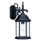 Petite Matte Black Domed Hanging Lantern Wall Light - Homeroots - Flyclothing LLC