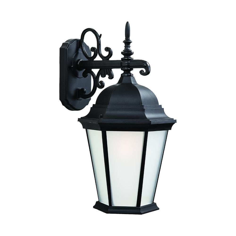 Matte Black Domed Hanging Lantern Wall Light - Homeroots - Flyclothing LLC