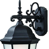 Matte Black Domed Hanging Lantern Wall Light - Homeroots - Flyclothing LLC