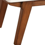 26" White Two Drawer Wood Nightstand - Homeroots - Flyclothing LLC